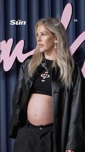 Ellie Goulding reveals she’s pregnant by showing off baby bump at Fashion Awards #elliegoulding