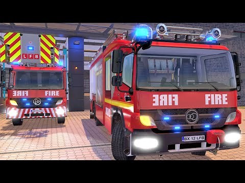 Emergency Call 112 - London Firefighters on Duty! 4K