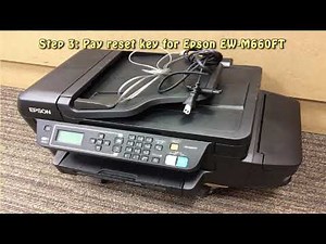 Reset Epson EW M660FT Waste Ink Pad Counter