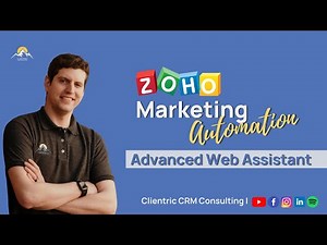 Zoho Marketing Automation- Advanced Web Assistant