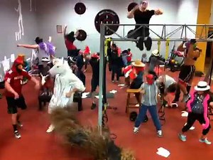 Harlem Shake at Mountainside fitness.