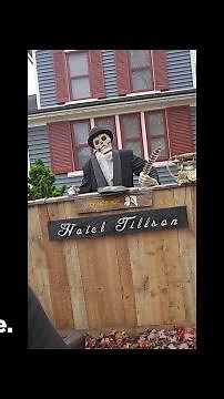 Amazing Halloween displays on Tillson Street in Romeo