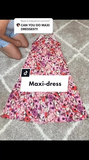 Maxi Dress Folding Hacks | How To Fold Long Dresses Easily!