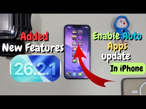 iOS 26.2.1 New update Released || Added New Features || How to Enable Auto App Update in iPhone ||