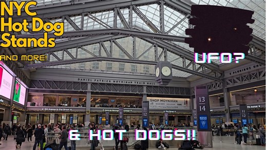 Aliens LOVE NYC Hot Dogs? My own UAP Footage! | NYC Hot Dog Stands