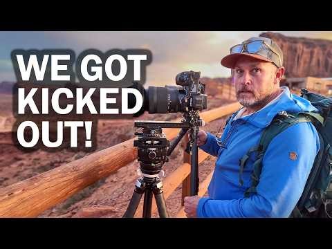 Kicked Out Of Monument Valley For Tripod Usage At Sunset