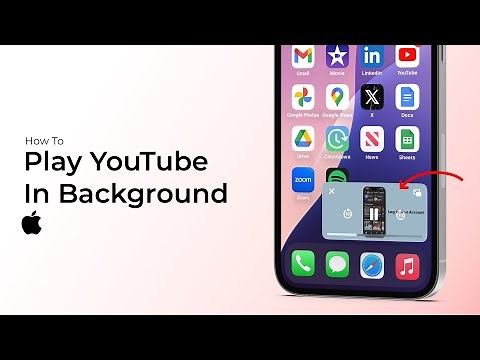 How To Play YouTube In Background On iPhone?