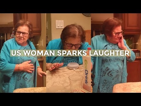 Italian grandma hilariously learns how to use Google Home device