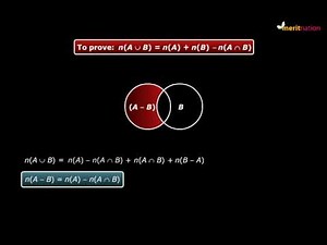 Proving formula for n (A U B)