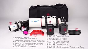 SVBONY SV210 Camera Angle Adjuster, M63 CAA 360 Degree Rotator, for SV550 80mm F6 Visual Rotation, CAA for Deep Sky Astrophotography