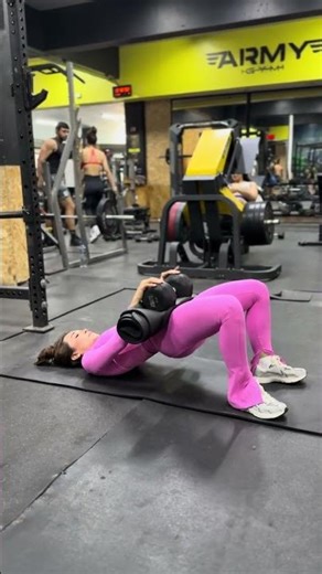Dumbbell glute bridges + Dumbbell frog pump