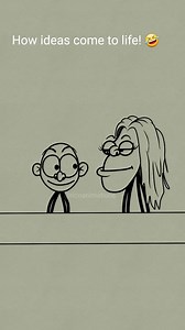 3M views · 51K reactions | How idea come to life! 藍藍 (4k meme) #shorts #animation Click to the blue button to support my animation | Saddu animation | Facebook