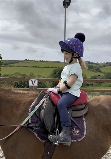 Just a girl and her pony living their best lives 🐴💜 It seems the jumping bug is back in full force, we can’t wait to take these two out to some shows and activities this summer 🤩 #beasponyadventures #toddlerhorserider #tinyequestrian #littleriders #kidsonponies