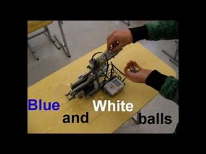 NXT Lego Mindstorms colour ball sorter ( 9797 Lego kit )