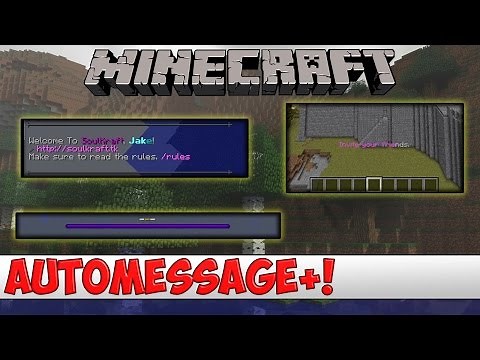 Minecraft Plugin Tutorial - Automessage Plus