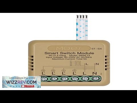 MOES Tuya WiFi Zigbee3.0 Mini DIY Smart Switch Module 3 4Gang Timer Home Automation