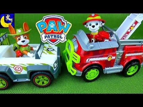 Paw Patrol Jungle Rescue Vehicle Toys in the Paw Patroller, Air Patroller & Look Out Tower Playset!