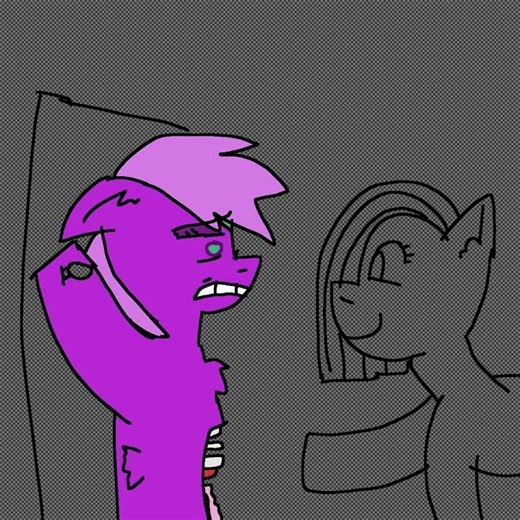 the drawing of me in mlp cupcakes #mlp #creepypasta