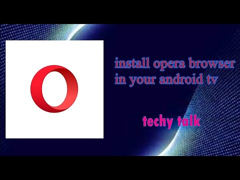 how to install opera browser in android tv
