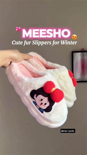 Shayropedia on Instagram: "“Reviewing these cute fur slippers for winter ❄️💗 So soft, so cozy & totally Pinterest vibes! Perfect for your aesthetic winter look ✨ Follow & comment ‘link’ — I’ll share it directly in your DM 💕” #FurSlippers #WinterVibes #PinterestAesthetic #AestheticReel #CozyVibes #CuteFinds #WinterEssentials #AffordableFinds #MilkyCollection"