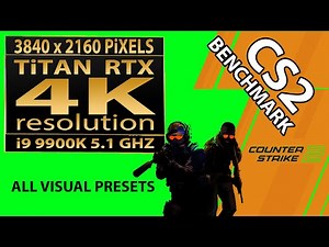 CS2 gameplay in 4K | Titan RTX | Counter-Strike 2 in 4K | CS2 4K resolution benchmark | RTX 2080 Ti