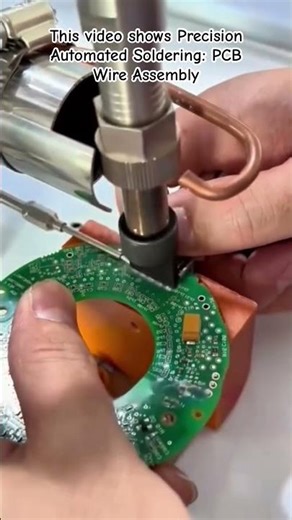 High-Speed Soldering Machine in Action #Soldering #Electronics #PCB #Automation #Manufacturing