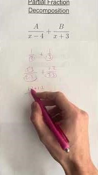 Partial Fraction Decomposition (Part 1)