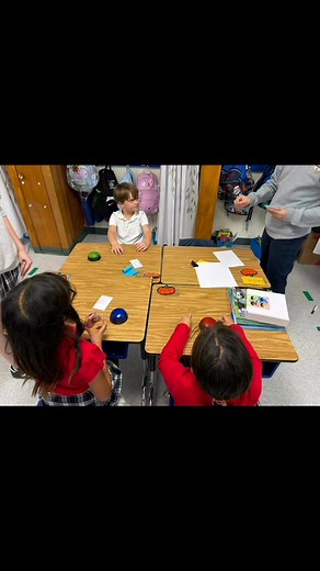 Our St. Luke MYP Game Design students put their creativity to the test by designing math games for 2nd graders—and then got to see their ideas in action! They headed down to the 2nd-grade classrooms to play their games and watch the younger students have a blast while practicing math. What a fun way to make learning hands-on and exciting!  | St. Luke School, Shoreline, WA | Facebook