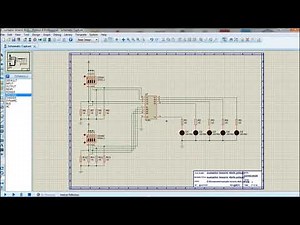 Cómo dibujar y simular en PROTEUS, un sumador binario de 4bits con 74LS83