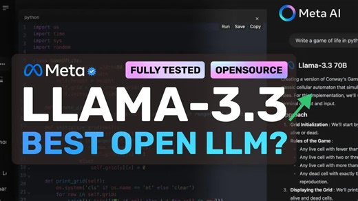 Llama-3.3（全面测试）：最佳开源大语言模型已到来！（+O1 Pro 观点）_哔哩哔哩_bilibili