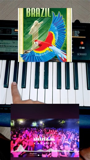 BRAZIL SONG #PIANO KEYBOARD TUTORIAL