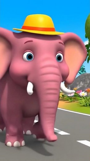 Panch Mote Hathi Song | Hindi Rhymes for Kids | Balgeet | 3D Animation Cartoon | Ballu Mama Tv