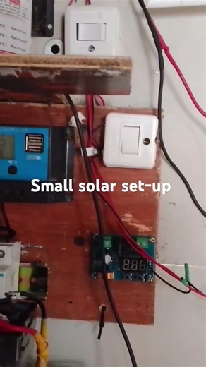 Small Solar Set-up