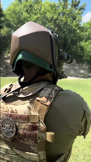 Devtac ronin! Tested level 3a ballistic helmet, just wait till HUD display. The future is now!