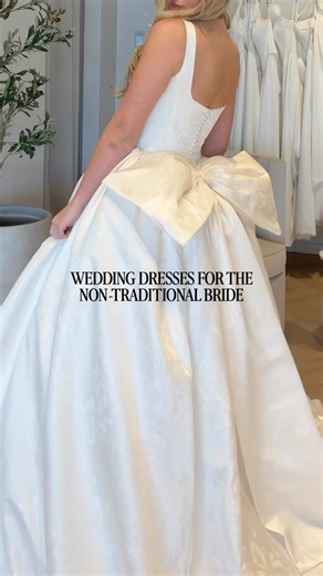 4 Unique Wedding Dresses for the Non-Traditional Bride 🤍 #uniquewedding #weddingdress