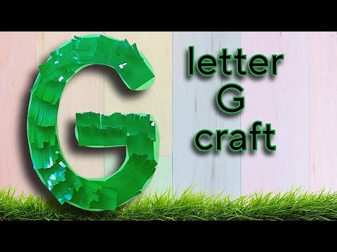 letter G craft | G نشاط حرف