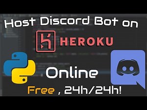 Host your discord BOT on Heroku ! FREE ! Online 24h/24h