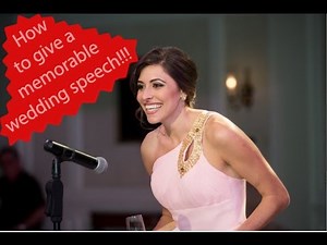 TOAST MASTERS INTERNATIONAL - WEDDING SPEECH | Tips from an International Award-Winning Toast Master