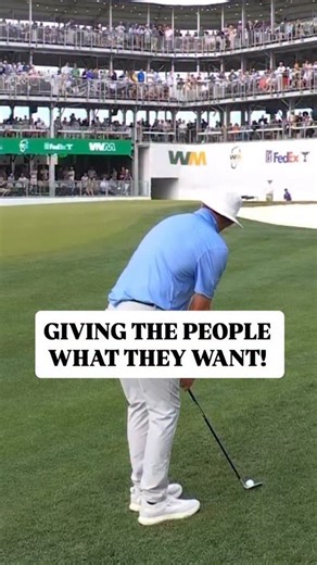 JOEL DAHMEN CHIPS IN ON 16 💥 @wmphoenixopen (via Golf Channel) | Golf on CBS