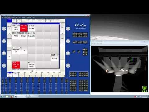 Chamsys Exec window. Beginners 1 take tutorial.