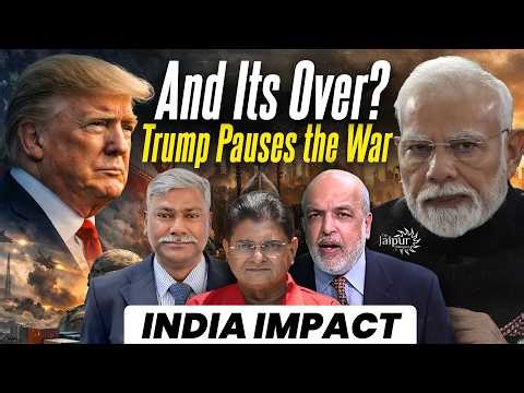 Trump Surrenders to Iran? - Strikes Stop for 5 Days | World Economy | Vibhuti Jha, Gen Sudhakar Jee