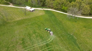 2.2K views · 32 reactions | Donald was spreading fertilizer and Jesse was out testing the new DJI drone! It made for some amazing footage!#djimini #djimavic2 #dji | Oak Creek Whitetail Ranch | Facebook