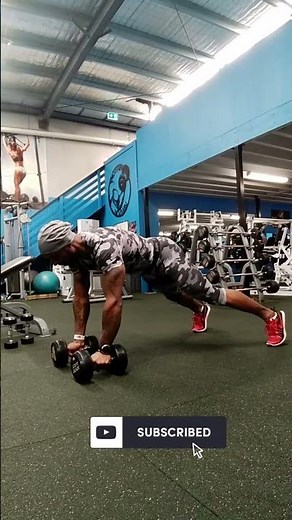 How to DB Push Up Row - the Right Way #shorts #dumbbell #unholy