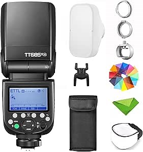 Godox TT685II-N I-TTL Flash Speedlight Speedlite Camera Flash w/Godox ML-CS1625 Flash Diffuser,2.4G Wireless X System Compatible for D800 D700 D7100 (Upgraded TT685-N)