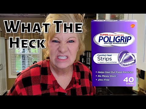 Poligrip Denture Adhesive Strips Review