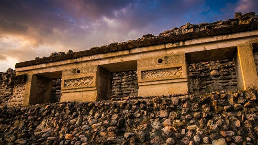 Ancient megalithic Mitla in Mexico