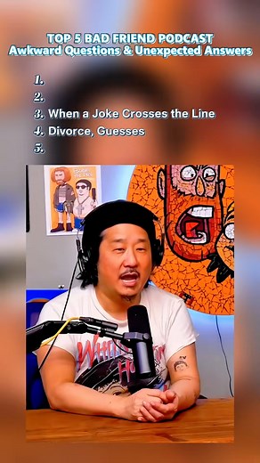 Top 5 awkward questions & unexpected answers. #top5 #ranking #badfriends #podcast #viral | Bad Friend Podcast