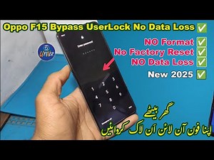 Unlock Oppo F15 Without Format | Read Pattern, PIN & Password | No Data Loss