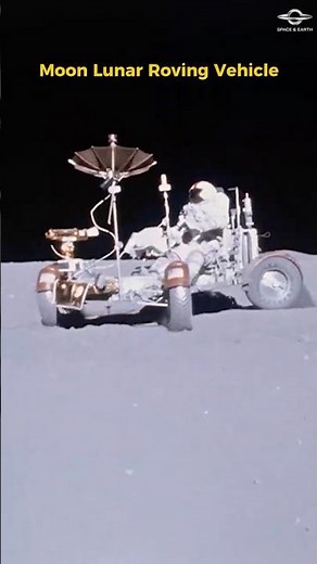 The Moon’s Lunar Roving Vehicle: NASA's Space Car! 🚙🌕 #LunarRover #MoonMission #ApolloProgram