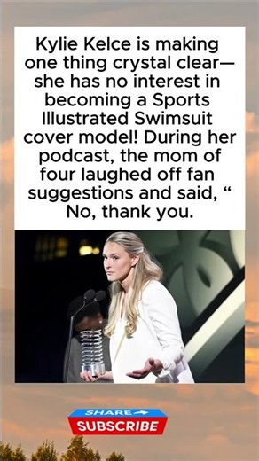 Kylie Kelce Rejects Sports Illustrated Swimsuit Cover Offer 😲🏈